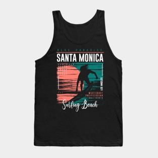 Surfing in Blue Paradise Tank Top